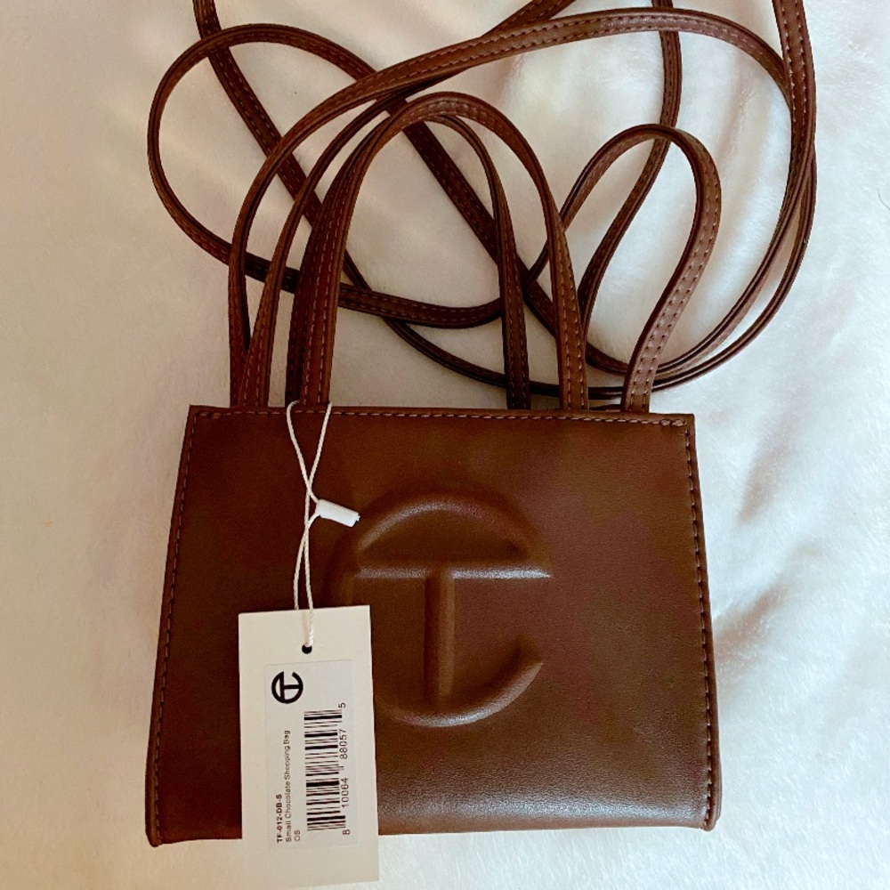 Telfar Small Chocolate Shopping Bag